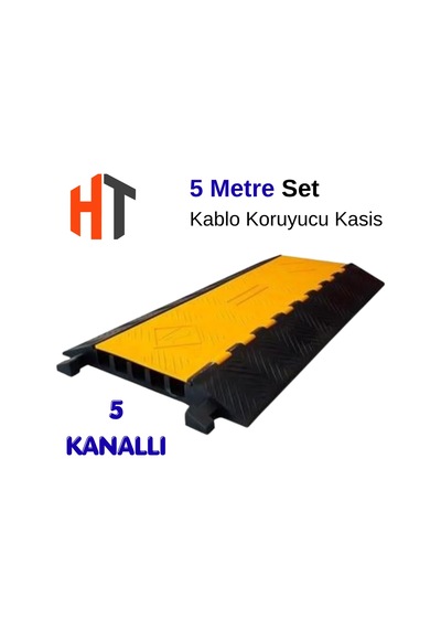 5 Kanallı Hız Kesici Seti - Kablo Koruyucu 5 Metre