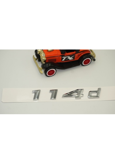 Bmw 114D Bagaj Krom Metal 3M 3D Yazı Logo