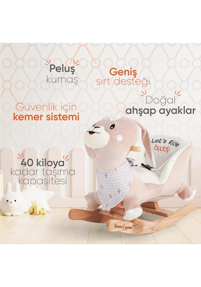 Buddy Sallanan Arkadaş - Bunny Bej Buddy Sallanan Arkadaş - Bunny Bej