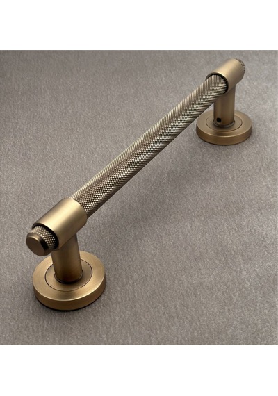 Punch Zamak A213 Mat Antik Sarı Çekme Kol Sürgülü Kapı Çekme Kolu 40 Cm 1 Adet