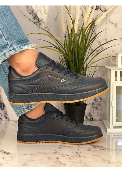 Dragon Erkek Mevsimlik Sneaker Ayakkabı Lacivert Lacivert