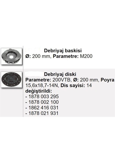 Debriyaj Seti Rulmansız Opel Vectra B 1.6 16v 95 / Corsa C 1.3 - 620209809 Luk-620209809