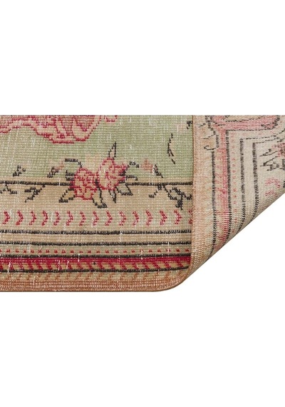 Eşsiz Anadolu Vintage Eskitme El Dokuma Halı 150 X 268 Cm 9132