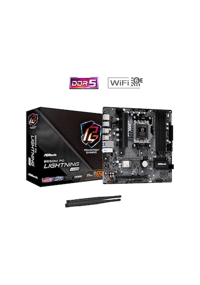Asrock B650m Pg Lightning Wifi 90-mxbk2-a0uayz Amd B650 Soket Am5 Aaaa11asr0036