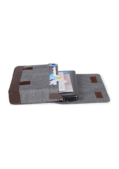 Strong Bag Strong 15.6 Inch Laptop Bölmeli Omuz Askılı Postacı Çantası Kft03 Gri