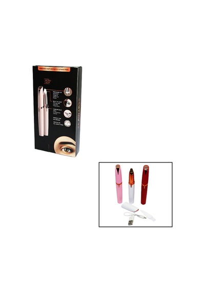 Flawlbss Usb Şarjlı Kalem Modeli Kaş Burun Yanak Kıl Makinesi Timya/go1395 198003