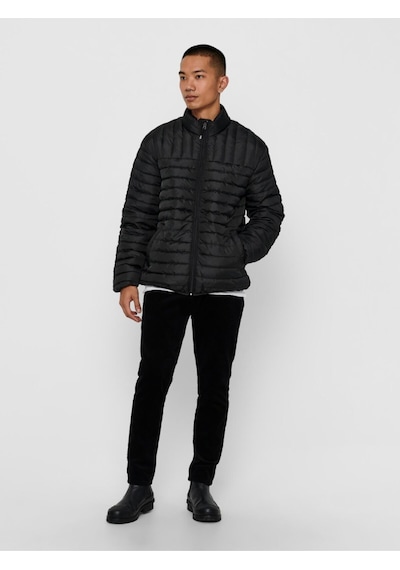 Only & Sons Paul Erkek Siyah Şişme Mont - 22015122 001