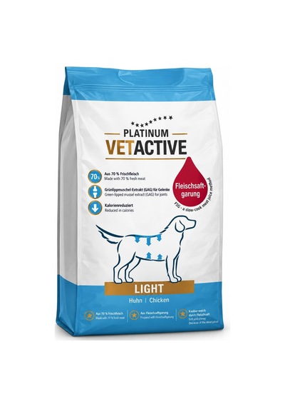 Platinum Vetactive Light Tavuklu Yetişkin Köpek Maması 1.5 Kg