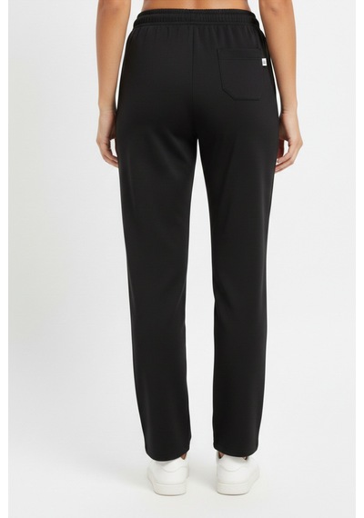 Tek Alt Siyah Unisex Doktor Ve Hemşire Forması Scrubs Likralı Pantolon
