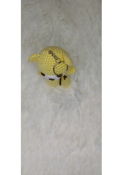 Amigurumi Ayıcık Anahtarlık Sarı