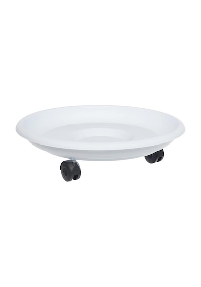 Omnipazar So-tt01 Tekerlekli Saksı Tabağı No 1 Beyaz