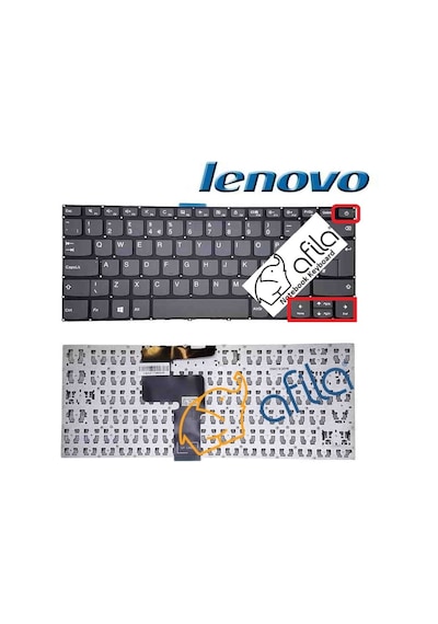 Lenovo Uyumlu V14-Iil Notebook Klavye - Tuş Takımı / Siyah - Tr - 541597816