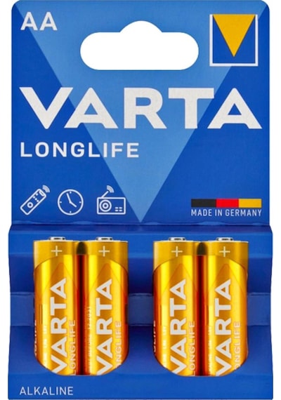 Varta Longlife AAA İnce Kalem Pil 4'lü