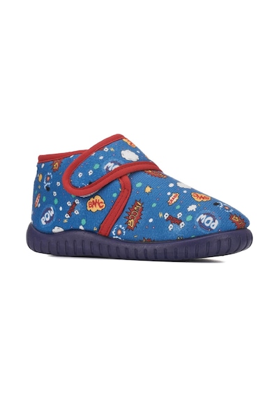 Günlük Unisex Çocuk Panduf Ev Ayakkabısı Esnek Kaymaz Taban Cırtlı Kreş Anaokulu Ayakkabı 263 Lacivert - Kırmızı Günlük Unisex Çocuk Panduf Ev Ayakkabısı Esnek Kaymaz Taban Cırtlı Kreş Anaokulu Ayakkabı 263 Lacivert - Kırmızı