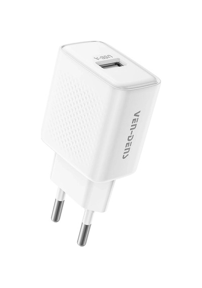 Ven-dens Vd-tc019bac02 20 W Type-c Ve 18 W Usb-a Hızlı Şarj Adaptörü, 1 Metre Pd 30 W Kablo, Beyaz