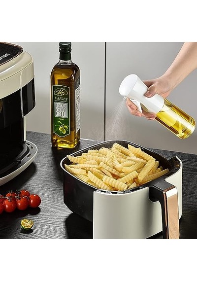 Sprey Yağdanlık Cam Şişe Yağ Püskürtücü 225 Ml Airfryer Kızartma Izgara Salata İçin Yağlık Diğer