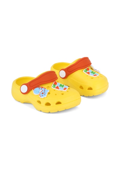 Polaris Dino Rahat Deniz Havuz Hastane Çocuk Sandalet Terlik 967800000302 33 Sarı Sarı