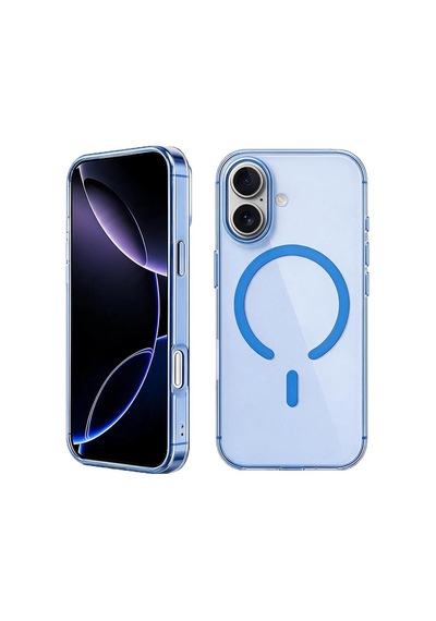 Bikapak Magslım Apple iPhone Uyumlu 18/17 Açık Mavi Kapak