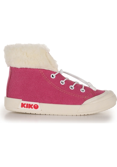 Kiko Kids Tigge Günlük Lastikli Kız Bebek Bot Ayakkabı Fuşya Fuşya