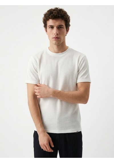 LOFT Regular Fit Erkek Tshirt K.kol Lf2040918 Q1.v1 Beyaz