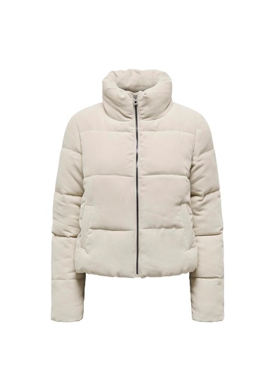 Only Dik Yaka Bej Kadın Mont 15304768 001
