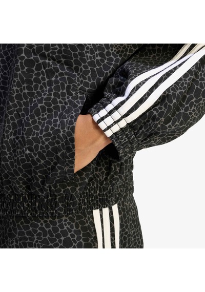 Adidas Firebird Denim Kadın Siyah Ceket Kd8809 Çok Renkli