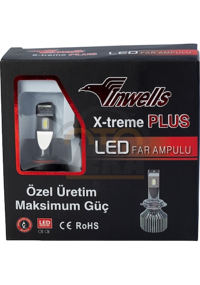 İnwells Led Xenon H11-H8-H9-H16 (Zenon) 15000 Lümen Güçlü Şimşek Etkili