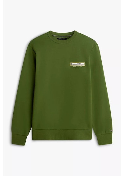 Tommy Hilfiger Erkek Diner Retro Logolu Bisiklet Yaka Sweatshirt - Yeşil Mountain Pine Tommy Hilfiger Erkek Diner Retro Logolu Bisiklet Yaka Sweatshirt - Yeşil Mountain Pine