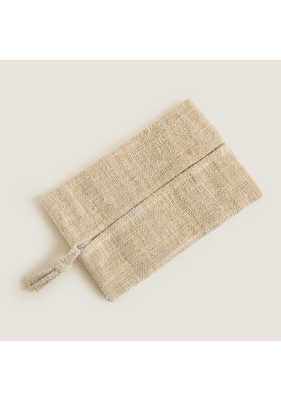 Chakra Hiyali Dikdörtgen Çok Amaçlı Çanta 22x15cm Natural