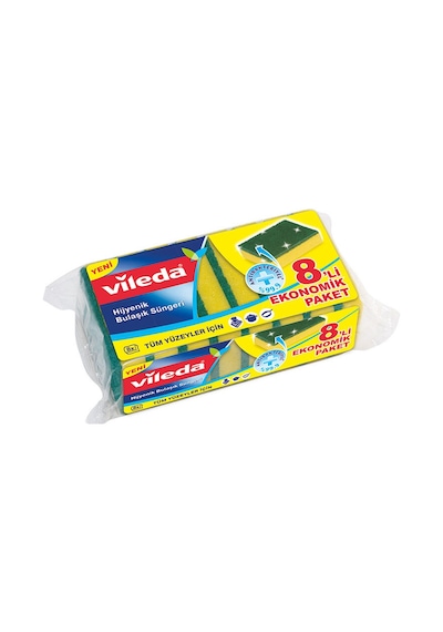 2 Adet Vileda Sünger 8'li Düz Paket
