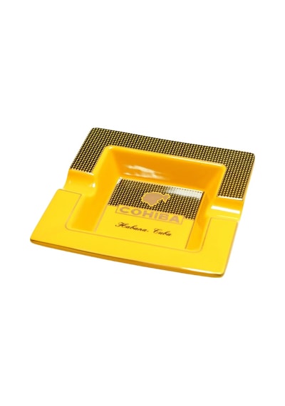 Cohiba Sarı İkili Porselen Puro Küllüğü - Tr9731