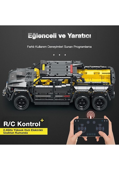 Reobrix Technic 11001-d Mercedes Benz G700 Brabus Araba 6x6 Motor&kumanda Yaratıcı Yapı Blok Seti Building Block 2162parça
