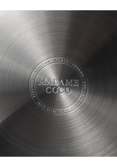 Madame Coco Elena Derin Tencere - Çelik - 24 Cm 8684427146170 Çok Renkli