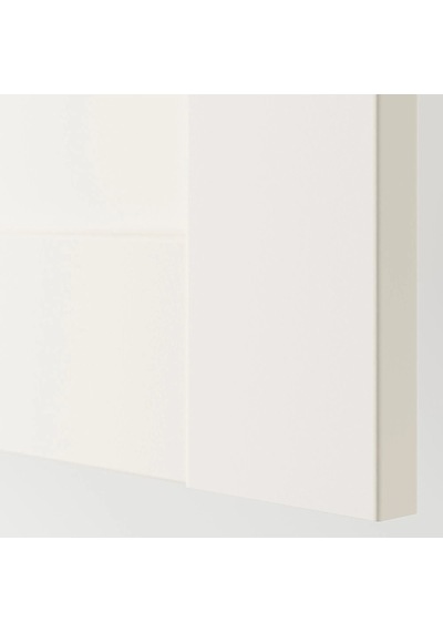 Ikea Beyaz Modern Kapaklı Gardırop 200x38x236 Cm