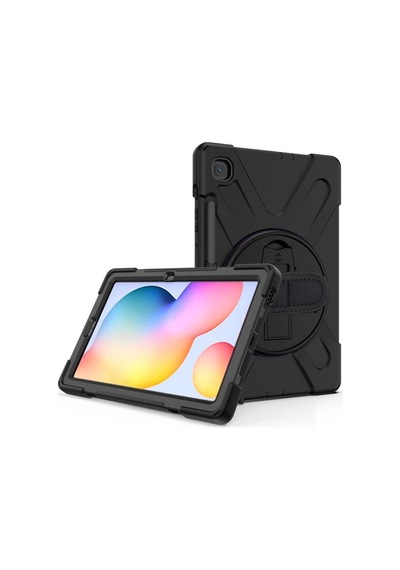 Samsung Galaxy Uyumlu  P610 Tab S6 Lite 10.4 Kılıf Amazing Tablet Kapak - Siyah