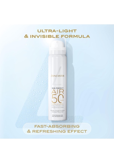 Lancaster Sun Perfect Air Spf50 Face Mist Güneş Koruyucu Yüz Sprey 75 Ml