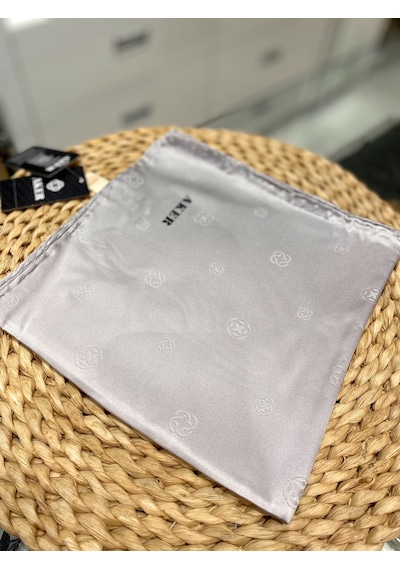 Aker İpek Monogram Jakar Eşarp