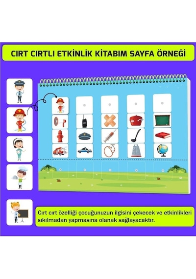 Cırt Cırtlı Etkinlik Kitabım: 3-5 Yaş