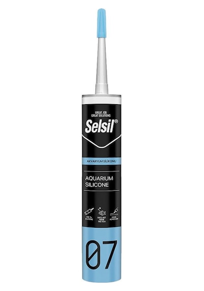 Selsil 07 Akvaryum Silikonu Şeffaf 280 ml