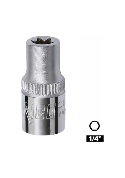Rıco 1/4 E7 Torx Lokma