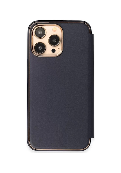 Newface Apple Apple iPhone Uyumlu  13 Pro Kılıf Dolpin Kapaklı - Lacivert
