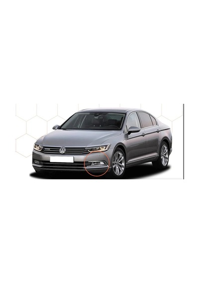 Vw Volkswagen Passat B8 Uyumlu Sedan Sis Çerçevesi 2 Parça 2015-2019 Paslanmaz Krom
