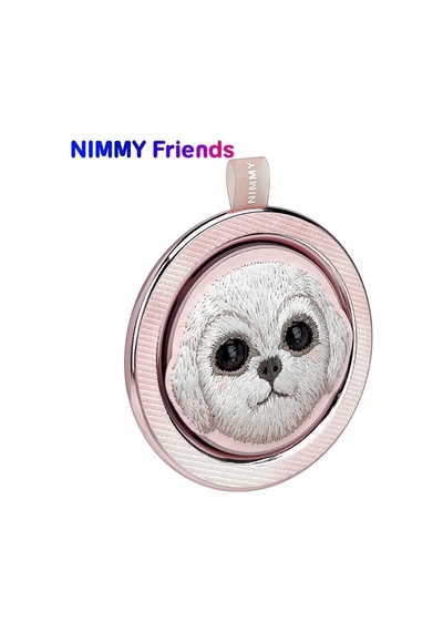 Magsafe Uyumlu Big Eyes Değiştirilebilir Manyetik 3d Gerçek Nakış Köpekli Telefon Standı 2.0