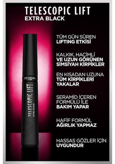 Telescopic Lift Extra Black Maskara