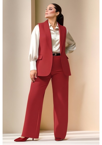 Hanezza Büyük Beden Kadın Siyah Casual -ofis Kombini Şıklık Ve Rahatlık Bir Arada Kırmızı - 4035067 Kırmızı Hanezza Büyük Beden Kadın Siyah Casual -ofis Kombini Şıklık Ve Rahatlık Bir Arada Kırmızı - 4035067 Kırmızı
