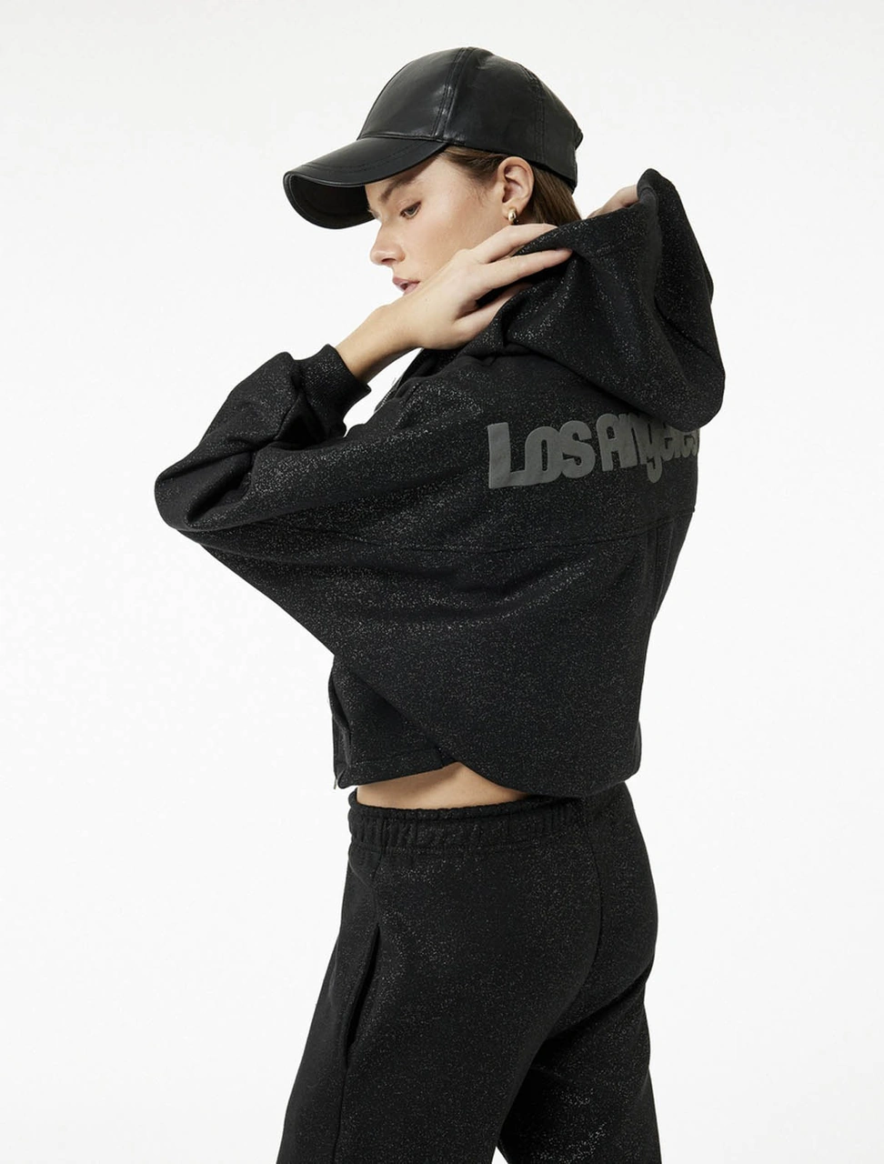 Koton Siyah Kadın Sweatshirt 6wal10488ık Siyah