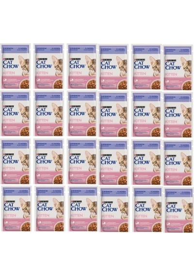 Purina Cat Chow Kuzu Etli Yavru Kedi Maması 24 x 85 G