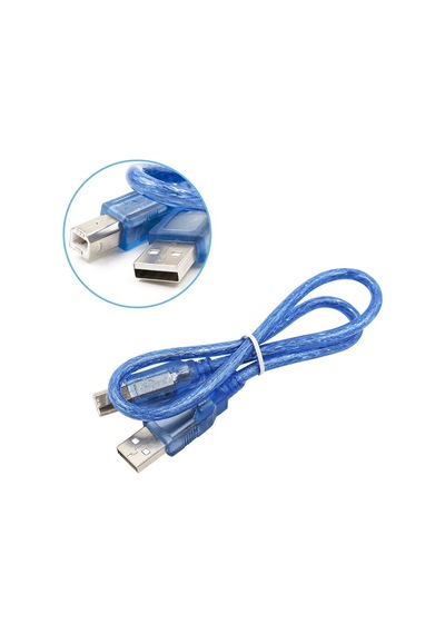 Arduino B Tipi Usb Kablo 50Cm - Yazıcı Bağlantı Kablosu