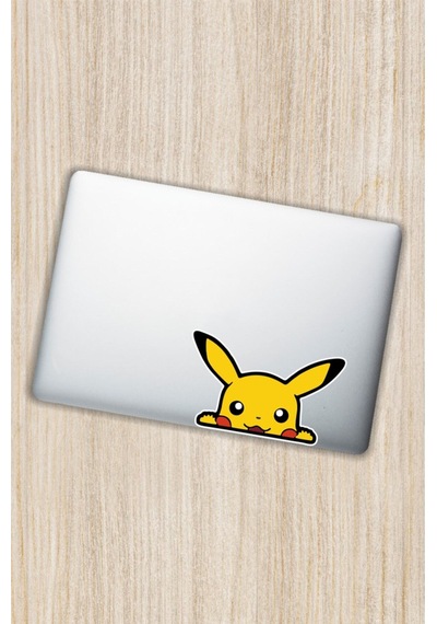 14 X 8,5 Cm Pokemon Pikachu Sticker Araba Laptop Oto Motor Sticker