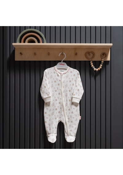 Tiffany Baby & Kids Tiffany Baby Cute Cats Theme Fermuarlı Tulum 34040 Ekru